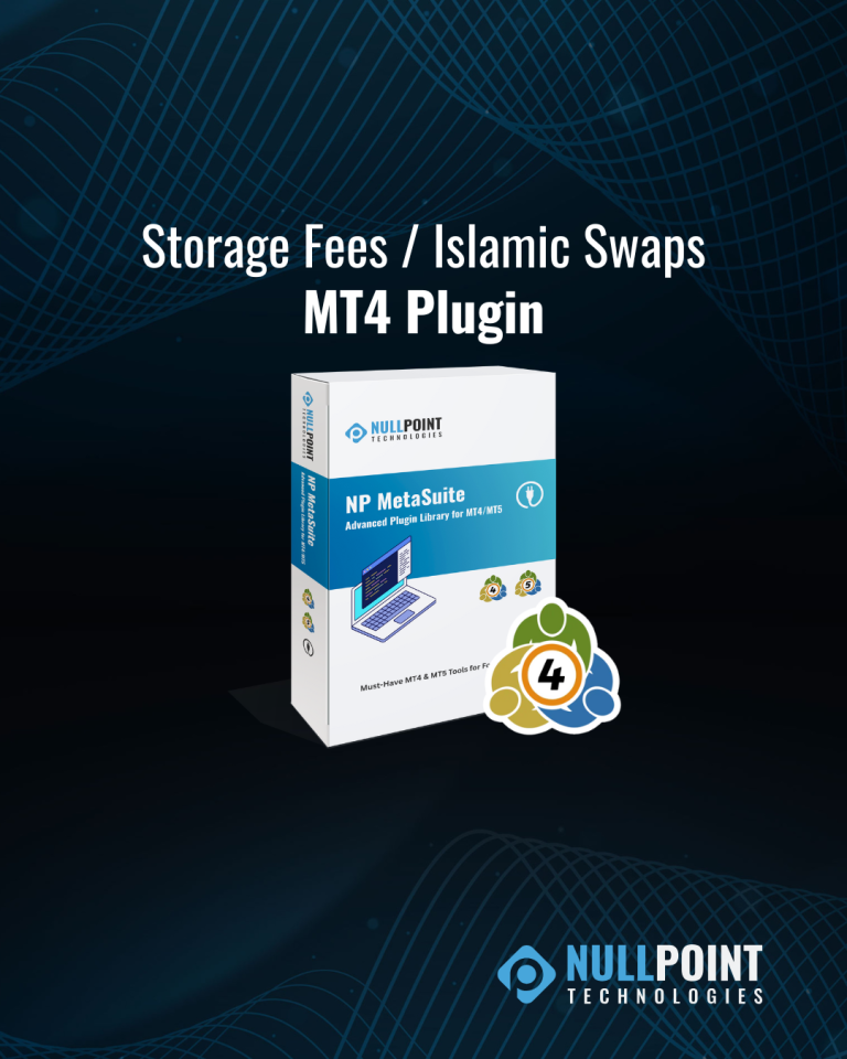 MT4 storage fees and Islamic swaps plugin for swap-free accounts