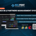 Forex IB and partners management system dashboard showing real-time commission tracking and partner management features