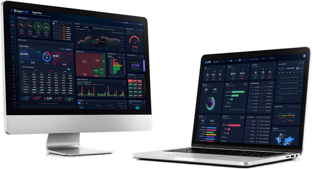 Nullpoint Technologies Forex CRM, IB Management System and BrokerCNC brokerage intelligence solutions