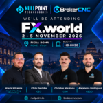 Nullpoint Technologies and BrokerCNC team at FX.world SiGMA Rome 2026, Fiera Roma, booth H8-8030