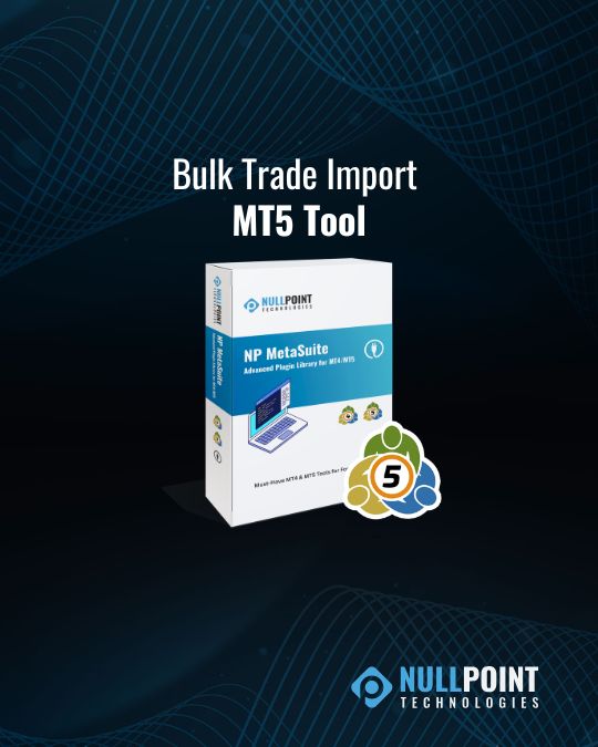 MT5 Bulk Trade Import Tool for importing historical trading data into MetaTrader 5